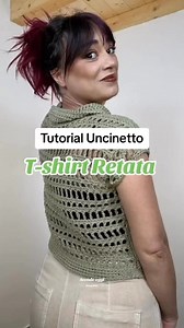 40K views · 392 reactions | Tutorial t-shirt retata all’uncinetto 殺 | Momì's | Facebook