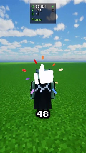 Day 07 of running on superflat world #minecraft #shorts