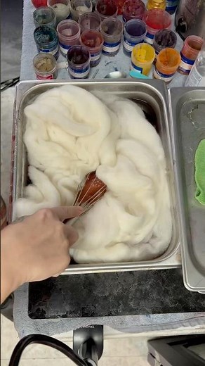 How I dye roving with acid dyes #handspunyarn #artyarn #fibreart
