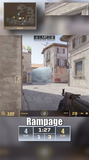 One Jump Triple Head Shoot CS2