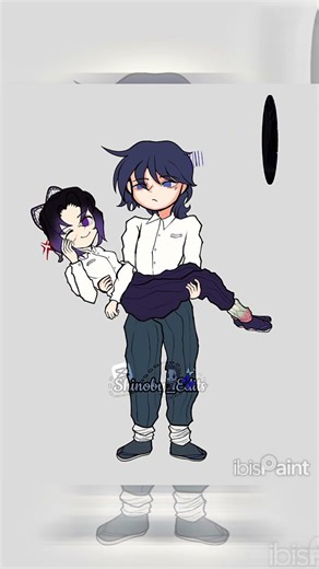 Giyu and Shinobu fanart || #giyuutomioka #shinobu #art