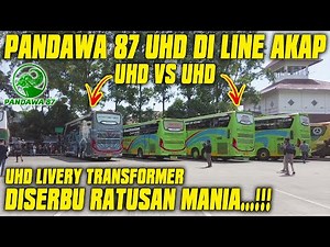 TRIP PERDANA...!!! BUS PANDAWA 87 UHD AKAP JAKARTA BANYUWANGI