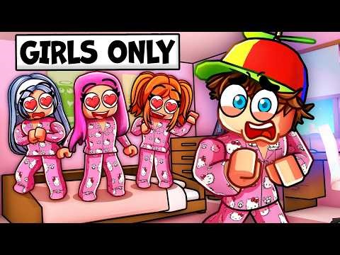Trapped in a GIRLS ONLY SLEEPOVER Party...
