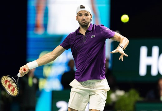 Dimitrov marks return from pec injury with win