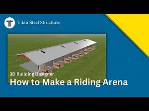 How to Design a Riding Arena With Our 3D Building Designer