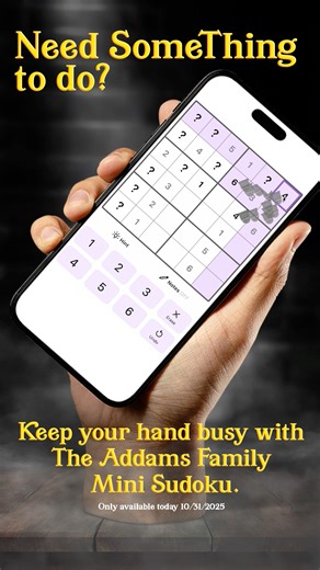 5.2K views · 15 reactions | Can you escape The Addams Family mansion? 奈益️️ Solve each Mini Sudoku room in LinkedIn games before they find you. linkedin.com/games/mini-sudoku | The Addams Family | Facebook