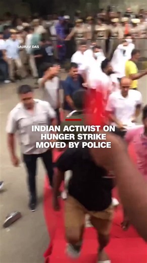 Sonam Wangchuk, a prominent activist who has been on a 21-day hunger strike protesting a national education scandal in India, has been taken to hospital by police in New Delhi on Saturday. #CNN #News #India