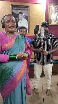 ashokjayram shivaleela movie dubbing time with manjamma jogthi