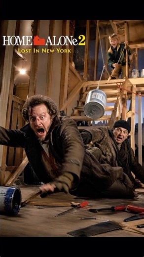 He Turned the Entire Empty House Into a Torture Maze Just for Them #movie #shorts #HomeAlone2