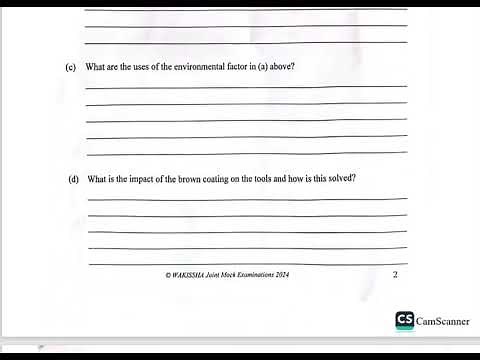 S.4 CHEMISTRY MOCK WAKISHA 2024