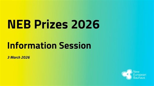 New European Bauhaus Prizes 2026 Info Session on NEB Prizes Meeting Recording | SILK Association - Europe
