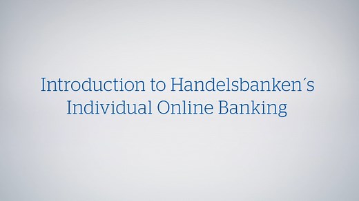 Individual Online Banking | Handelsbanken