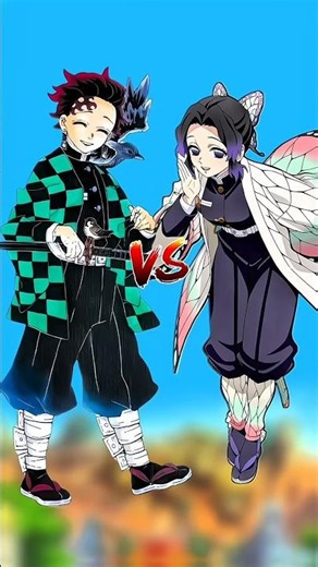 Tanjiro Vs Shinobu Kocho Who would win #shorts #viral #anime #trending #demonslayer