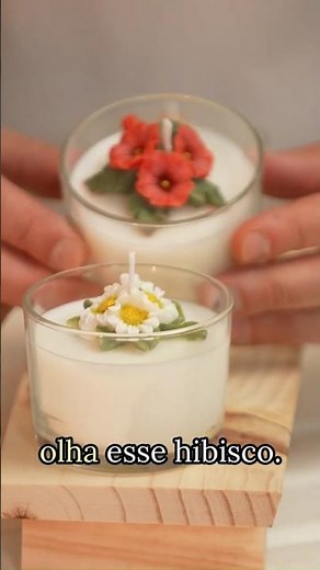 Learn how to make scented candles with flower arrangements that look real! Peter Paiva