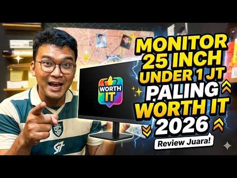 GAK MASUK AKAL! Monitor 25 Inch Cuma 900 Ribuan di 2026! AOC 25B36H