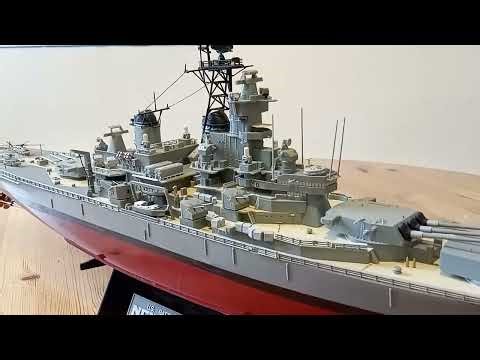 US Navy USS New Jersey Battleship 1-350 scale ship model