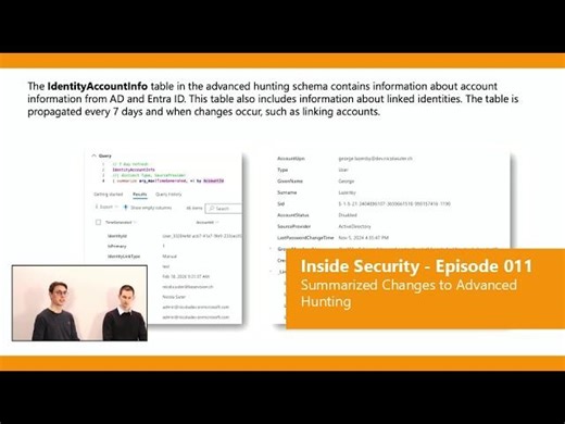 Defender XDR - Summarized Changes to Advanced Hunting - Episode 011 | baseVISION AG