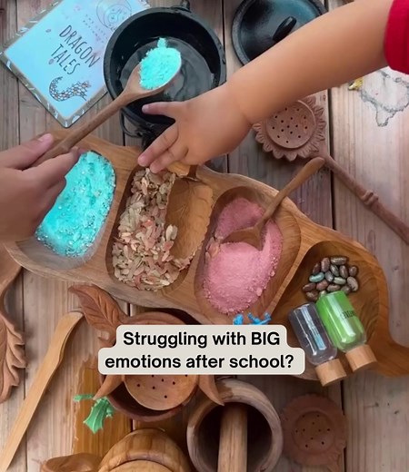 Struggling with big emotions after School? 🌿 These little potion kits by The Little Potion Co can help children process their day and reconnect with siblings through sensory play. With non toxic ingredients these kits create a full play experiences allowing children to get creative and help to open up imagination. Discover the full range of Mindful Magic® potion kits online now! | The Little Potion Co