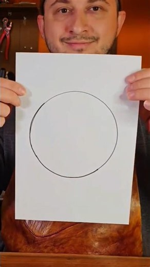 How to draw a perfect circle without a compass😍