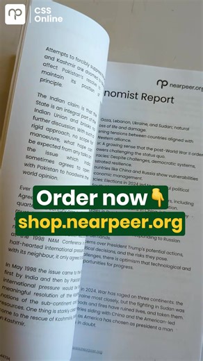 2.9K views |  CSS 2025 Factbook is here! ✨ All the updated facts & figures you need to ACE your exam ✅  Covering:  SDGs |  Health |  Education |  Agriculture |  Industry  Gender |  Population |  Global Wars |  Cop 29  Limited Stock – Grab yours now! #CSS2025 #Factbook #CSSEssentials #ExamPrep #CSSPakistan #StudySmart #Nearpeer #CSSTips | CSS Online with Nearpeer.org | Facebook