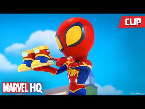 Gobby Steals Spidey's Super Speedy Boots?! 🕷️🏃⚡ | Spidey and His Amazing Friends | ‪@MarvelHQ‬