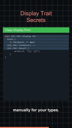 Display Trait Secrets: Clean Struct Output