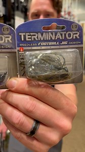 🎣 LURE OF THE WEEK 🎣 https://bit.ly/426G2GW Terminator jigs are one of the most versatile and effective bass baits out there. Throw them in heavy cover, over rocks or anywhere else a bass lives. | Scheels Outdoors