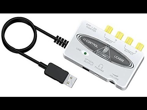 My Behringer U-Control UCA202 Ultra Low Latency 2 In / 2 Out USB Audio Interface Review