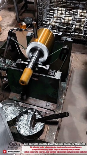 Best Innovation Automatic Washer Polishing Machine for Chamfering#shortsvideo