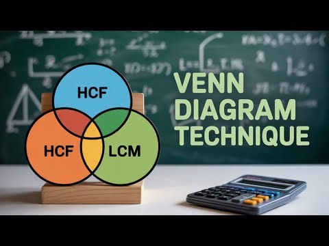 HCF vs LCM | Venn Diagram Technique