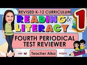 Grade 1 Reading and Literacy Quarter 4 Periodical Test with Answer Key Reviewer