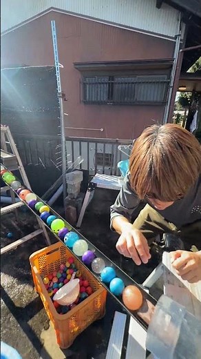 Water Marble Run ☆ Relaxing Water Marble Run on an Autumn Day⑤