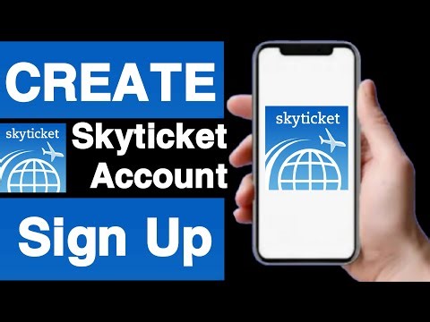 How to create skyticket account||Skyticket account create||Sign up skyticket account||Unique tech 55