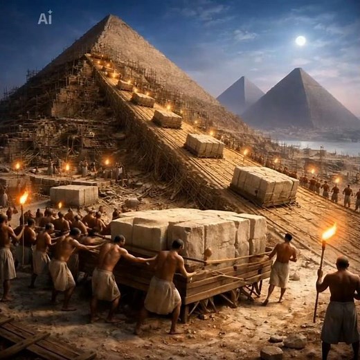 Wie wurden die Pyramiden wirklich gebaut? 😳 #fakten #geschichte #mystery #ägypten #gizeh #wissen