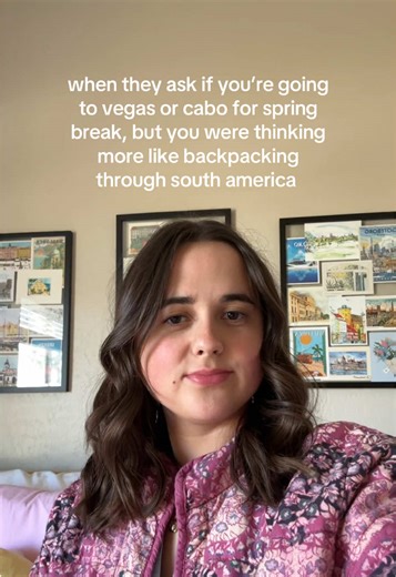 when your crazy travel friend takes on spring break #solotravel #springbreak #budgettravel #asu #collegelife