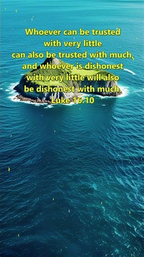 Luke 16:10 #biblestudy #bibleverse #bibleverseoftheday #biblestudy #luke #luke16
