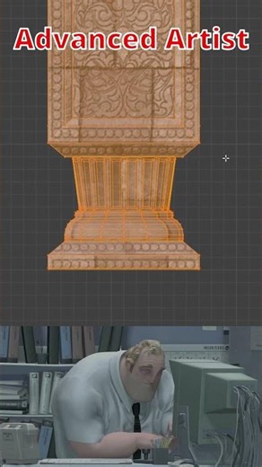 Blender Noob vs Pro: Aligning Objects #blender #blendertutorial #blendercommunity #blender3d