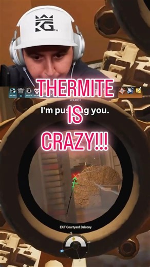 THERMITE IS CRAZY!!! #rainbowsixsiege #rainbowsix #r6 #r6s #gaming