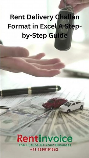 How to Create Rent Delivery Challan in Excel | Easy Format Tutorial #challan #delivery #drop #rent