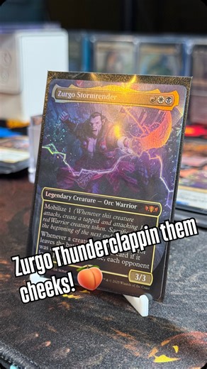 Zurgo Thunderclappin them cheek! Meet my latest token deck commanded by Zurgo Stormrender. This is one of the few decks that I’ll be bringing with me to MagicCon Atlanta. #mcatlanta #MagicCon #Commander #Tokens #Zurgo #Tarkir | Darkness429