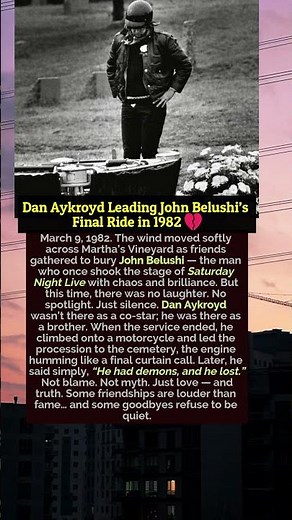 Dan Aykroyd Leading John Belushi’s Final Ride in 1982 💔