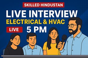 #ElectricalInterviewTips #CommonInterviewQuestions #HowToCrackInterview #ElectricalTechnicianInterview #ElectricalEngineerInterview #PanelTechnicianInterview (if you’re going into panels) #InterviewSkillsForEngineers #TechnicalInterviewPrep #SkilledHindustanInterviewTips | Skilled Hindustan