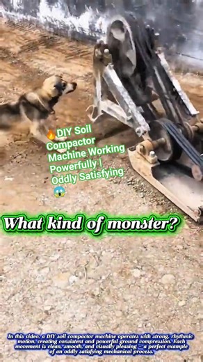 🔥DIY Soil Compactor Machine Working Powerfully | Oddly Satisfying 😱 #oddlysatisfying #short