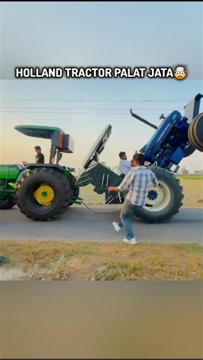 HOLLAND TRACTOR PALAT JATA 🤯 // NISHU DESHWAL #nishudaswal #rohitdeshwal #automobile #viral #shorts