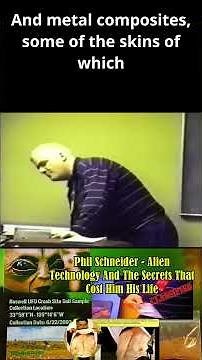 🚨 Phil Schneider EXPOSES Underground Military Bases & Alien Technology! 🚨 #aliens #governmentsecrets