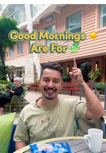 Good Mornings Are for #cruising and a good #puzzle Quick video this morning from @Royal Caribbean #harmonyoftheseas I’m still in a speed puzzling mood!! Come check it out! Don’t forget to like, favorite , and comment 🙏