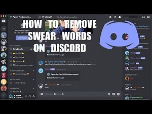 How To Remove Swear Words Using MEE6 | (Discord)