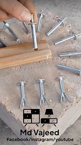 267K views · 722 reactions | Nails For Concrete And Easy To Fix Every Thing | Md Vajeed | Facebook