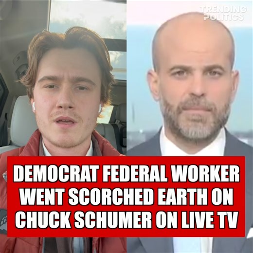 Democrat federal worker went SCORCHED EARTH on Chuck Schumer on live TV | Trending Politics News