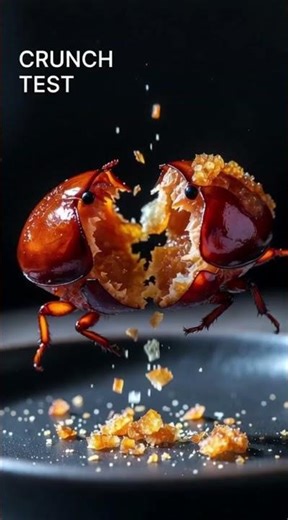 Can Humans Really Eat This Beetle? Crunch Test #WeirdFood #FoodCuriosity #EdibleInsects